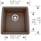 Blanco Performa Bar Bowl, Cafe Brown 440078 - alternate 2