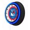 Holland Bar Stool New York Rangers 19 Double Neon Wall Clock Clk19BK - alternate 2