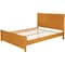 Homeroots Brown Solid Wood Queen Bed Frame 523662 - alternate 3