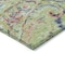Homeroots 8' X 10' Artichoke Green And Pink Paisley Washable Indoor Outdoor Area Rug 588591 - alternate 2