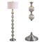 Jonathan Y Oslo 60.5" Glass/Metal LED Floor Lamp, Mercury Silver JYL1019A - alternate 2