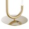 Homeroots 19" Gold Acrylic And Metal Mod Paper Clip LED Table Lamp 558368 - alternate 5