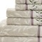 Homeroots Set of Six Cream Cotton Jacquard Towel Set, 6PK 712111 - alternate 2