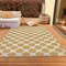 Homeroots 5' X 8' Gold And Ivory Polka Dot Washable Indoor Outdoor Area Rug 614894 - alternate 2