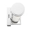 Z-Lite Idris 1 Light Vanity, Chrome/Opal White, 32.5 In W x 5 In H 1019-32W-CH-LED - alternate 2
