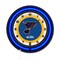 Holland Bar Stool St Louis Blues 19 Double Neon Wall Clock Clk19BK - alternate 1