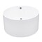 Kingston Brass 45-Inch Acrylic Round Double Ended Freestanding Tub with Overflow/Drain Assembly VTRO454523M8 - alternate 3