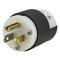 Hubbell Wiring Heavy Duty 2-Pole 3-Wire 15A125V Straight Blade 5-15P Insulgrip White HBL5266C - alternate 1