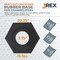 Jrex Safety 16 lb Hexagonal Rubber Base for Channelizer Cones BASE-JR-H-16 - alternate 3