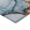 Homeroots 10' X 14' Sky Blue And Copper Abstract Washable Indoor Outdoor Area Rug 617877 - alternate 2