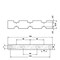 Siemens Busbar system accessories Busbar center-to-center spacing 40 mm Busbar 8US1903-3AB00 - alternate 2