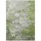 Homeroots 3' X 5' Olive Green And Gray Abstract Washable Indoor Outdoor Area Rug 582170 - alternate 2