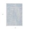 Homeroots 8' X 10' Denim Blue Ivory And Gray Geometric Washable Indoor Outdoor Area Rug 577742 - alternate 2