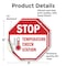 Signmission Stop Temperature Check Station, 4 inch X 4 inch, Vinyl Decal, 2PK OC-D-2PACK-4-199 - alternate 2