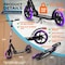 Campior Kick Scooter for Ages 6+, for Kids, Teens, and Adults, Max Load 240 LBS, Foldable, 8-inch Big Purple CAMTE128 - alternate 2