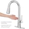 Brondell Jema High Efficiency Touchless Pull Down Kitchen Faucet - Matte Black KFS15-MB - alternate 4