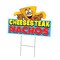 Signmission Cheesesteak Nachos Die Cut Yard & Stake plastic coroplast window, 1216-Cheesesteak Nachos C-DC-1216-Cheesesteak Nachos19 - alternate 1