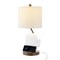 Jonathan Y Ellie 20.25" Bohemian Designer Iron/Resin Elephant LED Kids' Table Lamp w/Phone Stand and USB Chargi JYL6312A - alternate 1