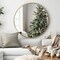 Simple Deluxe Gold 30 Inch Round Mirror, Large Circle Mirror Metal Frame, Bathroom Mirrors for Over Sink, Round M 3A88MIROY30GLD01 - alternate 2