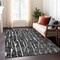 Homeroots 8' X 10' Black And Ivory Abstract Washable Indoor Outdoor Area Rug 588495 - alternate 3