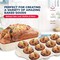 Bakkenamster BAKKEN Kitchen Oven Baking Pans, Oven Safe, 450 Deg F, 10PK BKBSMARWHT10 - alternate 2