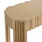Alaterre Furniture Fluted Solid Wood Console Table 56 in Modern Entryway Table with Storage Shelf AFTBL-008 - alternate 2