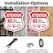 Signmission Property Shield Sign No Food No Drinks N, 6 Inch X 6 Inch, Plastic Sign SHI-P-6-455 - alternate 2