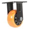 Vestil Polyurethane Rigid Caster 4 In. Diameter x 2 In. Width 594 Lb. Capacity Orange/Black CST-BN-4X2PUP-R - alternate 1