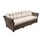 Hospitality Rattan Patio Fiji Sofa with Cushions 901-1347-ATQ-S - alternate 1