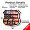 Signmission Route Us 66 Flag, 18 inch X 18 inch, Plastic Sign, 2PK SHI-P-2PACK-18-483 - alternate 2