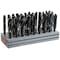 Drill America 33 Piece HSS Black Oxide Reduced Shank HSS Drill Bit Set, 1/2" - 1", Metal Stand DWD833SD-SET - alternate 1