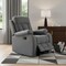 Homeroots 40" Modern Grey Fabric Loveseat 329388 - alternate 3