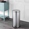 Happimess Oscar 8-Gallon Step-Open Trash Can with FREE Mini Trash Can, Platinum Silver HPM1000A - alternate 2