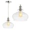 Jonathan Y Wyatt 9.5" Pharmacy Metal/Glass LED Pendant, Chrome JYL3515B - alternate 2