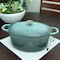 Crock-Pot Crock Pot Artisan 7 Quart Enameled Cast Iron Oval Dutch Oven in Slate Grey 69146.02 - alternate 1