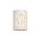 Luxury Lighting Mirage Flats 13 in Ceramic Outdoor Wall Light, Palm Tree Cutouts, Paintable White Bisque Finish, 2PK (2) 102-22B-W-ud-7-17 - alternate 2