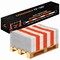 Xpose Safety Retractable Cone Bar Orange/White, 72in to 120in Length, 720PK CBO72/120-FP720-X - alternate 1