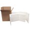 Zoro Select Insulated Box Liner, 18 in Liner Length, 18 in Liner Width, 18 in Liner Height, 52 Liners Per Case, White 1630 - alternate 2