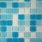 Apollo Tile Mingles 12inx12in Glossy Sky Blue and White Glass Mosaic Wall and Floor Tile 20 sqft/case, 20PK MIX2088BL583A - alternate 2