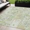 Homeroots 5' X 8' Artichoke Green Lavender And Beige Floral Washable Indoor Outdoor Area Rug 611181 - alternate 1