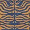 Homeroots 9' X 12' Navy Blue And Pink Animal Print Washable Indoor Outdoor Area Rug 600682 - alternate 2