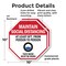 Signmission Maintain Social Distancing At Least, 10 inch X 10 inch, Plastic Sign, 2PK OC-P-2PACK-10-195 - alternate 2