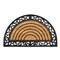 Southern Oaks 18in x 30in Half Round Scrolled Edge & Coir Door Mat 41907 - alternate 1