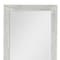 Homeroots Brushed White Wooden Mirror 397378 - alternate 2