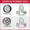 Coyote Wheel Accessories LUG NUTS, Carbon Steel, 2.4 in, 7/8 in Hex 131173XL - alternate 3