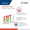 Lithonia Lighting LQM Switch Hardwired LED White Exit Sign 2889RX - alternate 2