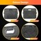 Simple Deluxe Car Trunk Organizer, Multi Compartments Collapsible Trunk Storage, Anti-slip, Waterproof 600D Oxfor AAORGNTRUNK3OXBLK - alternate 2