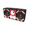Deejay Led Loaded Box w/Two Despacito Heavy Duty 8-in Woofers One Horn and w/Two Bullet Tweeters RED TBH8RED - alternate 1