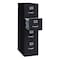 Hirsh 15" W 4 Drawer Vertical File Cabinet, Black, Letter 17546 - alternate 4