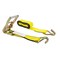 Mytee Products 2in x 30ft Yellow Ratchet Tie-Down Straps w/ Wire Hook 10000 Lbs Capacity, 10PK RS230WHx10 - alternate 2